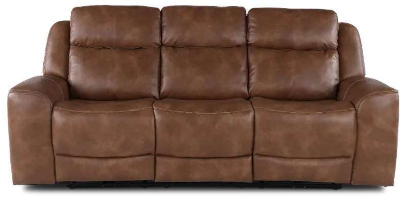 Montana Mocha Brown Power Reclining Sofa