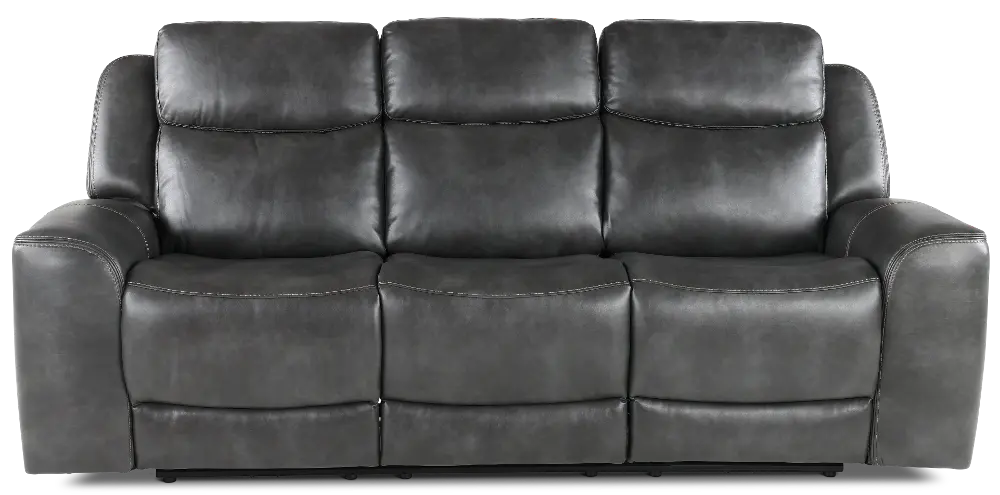 Montana Slate Gray Power Reclining Sofa-1