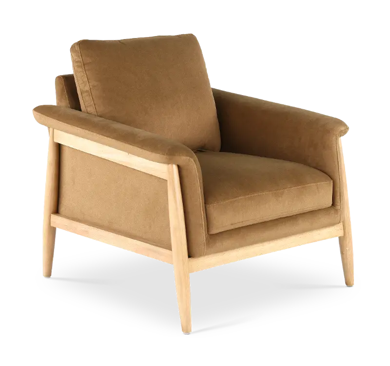 Vesper Green Velvet Accent Chair