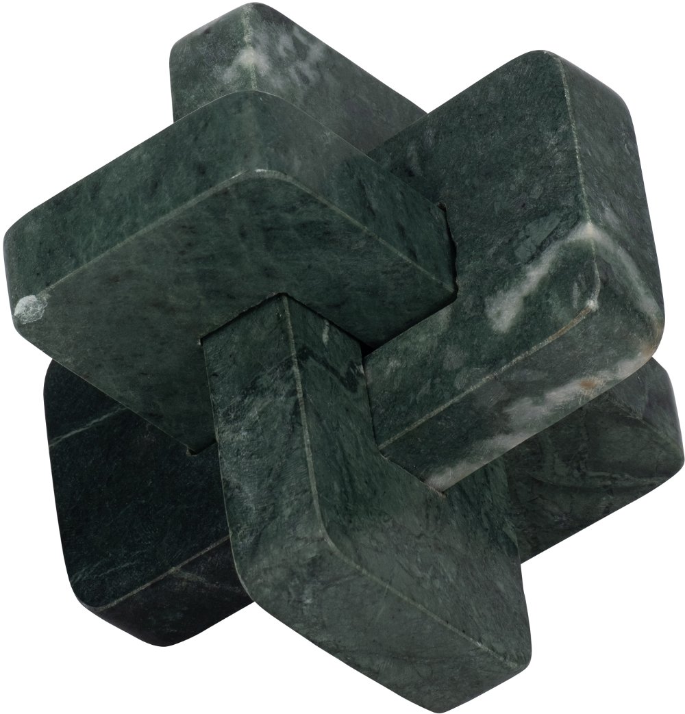 Dimora 6" Green Marble Knots