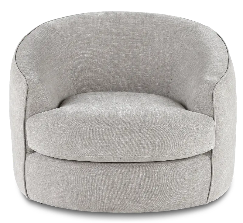 Mimi Gray Swivel Chair