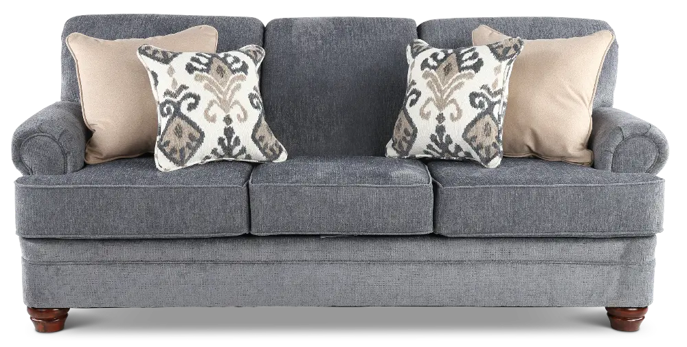 Wimbledon Pewter Gray Sofa-1