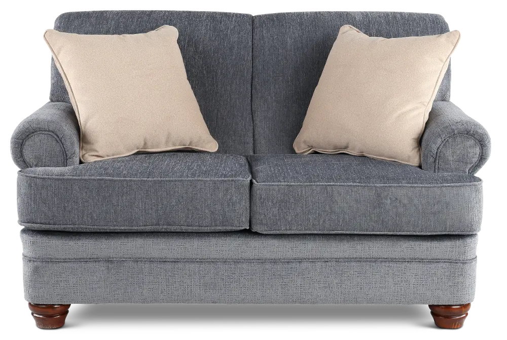 Wimbledon Pewter Gray Loveseat-1