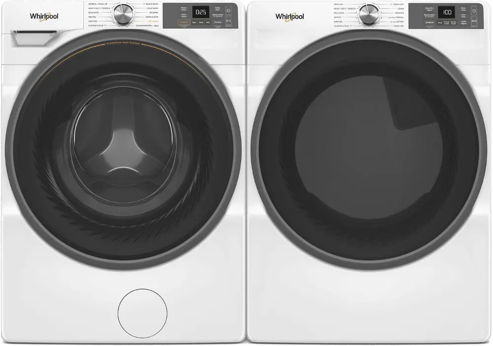 .WHP-W/W-5720-GAS-PR Whirlpool 5720 Gas Washer and Dryer Set - White-1