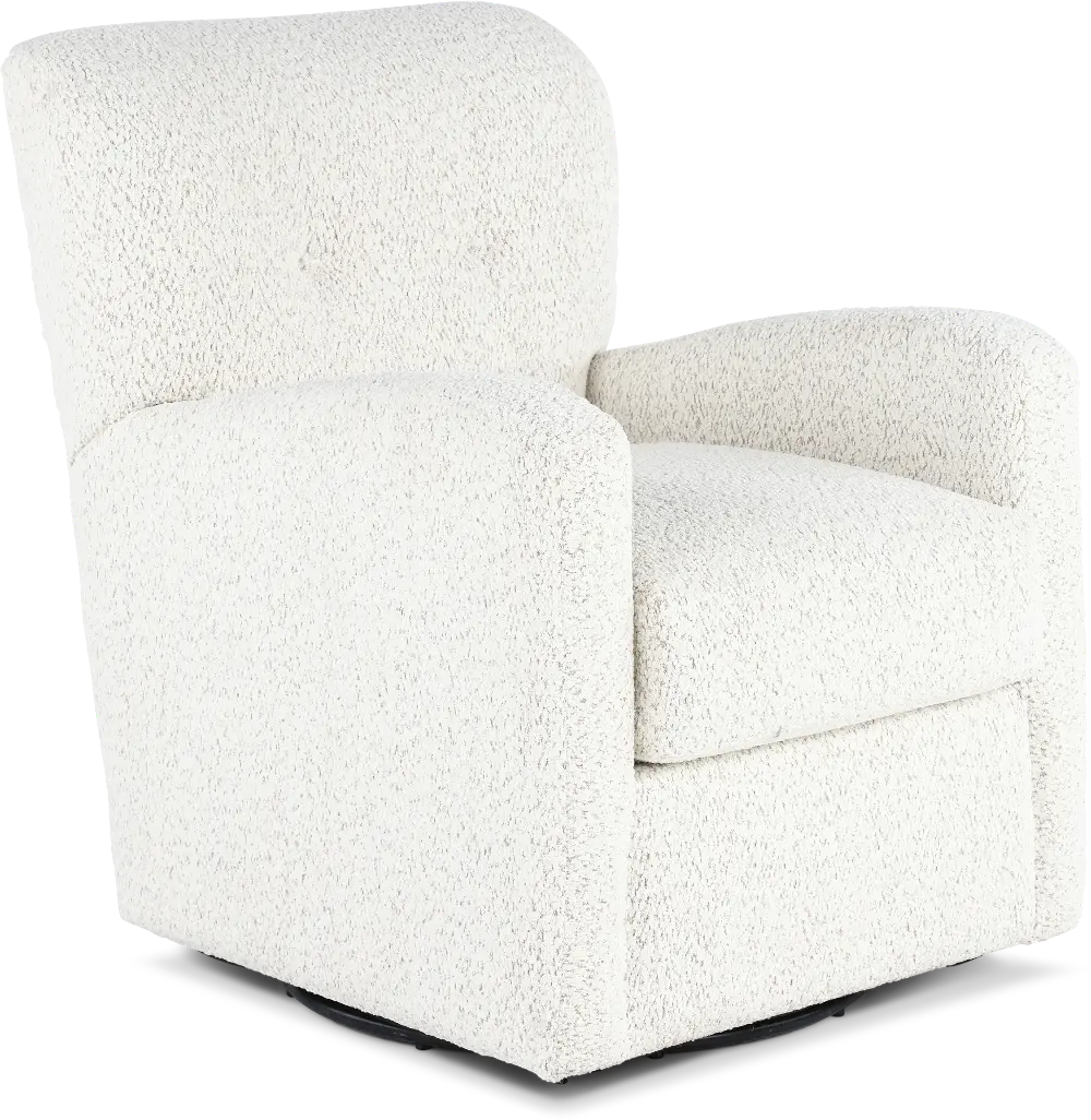 Spruce Off-White Swivel Accent Chair-1