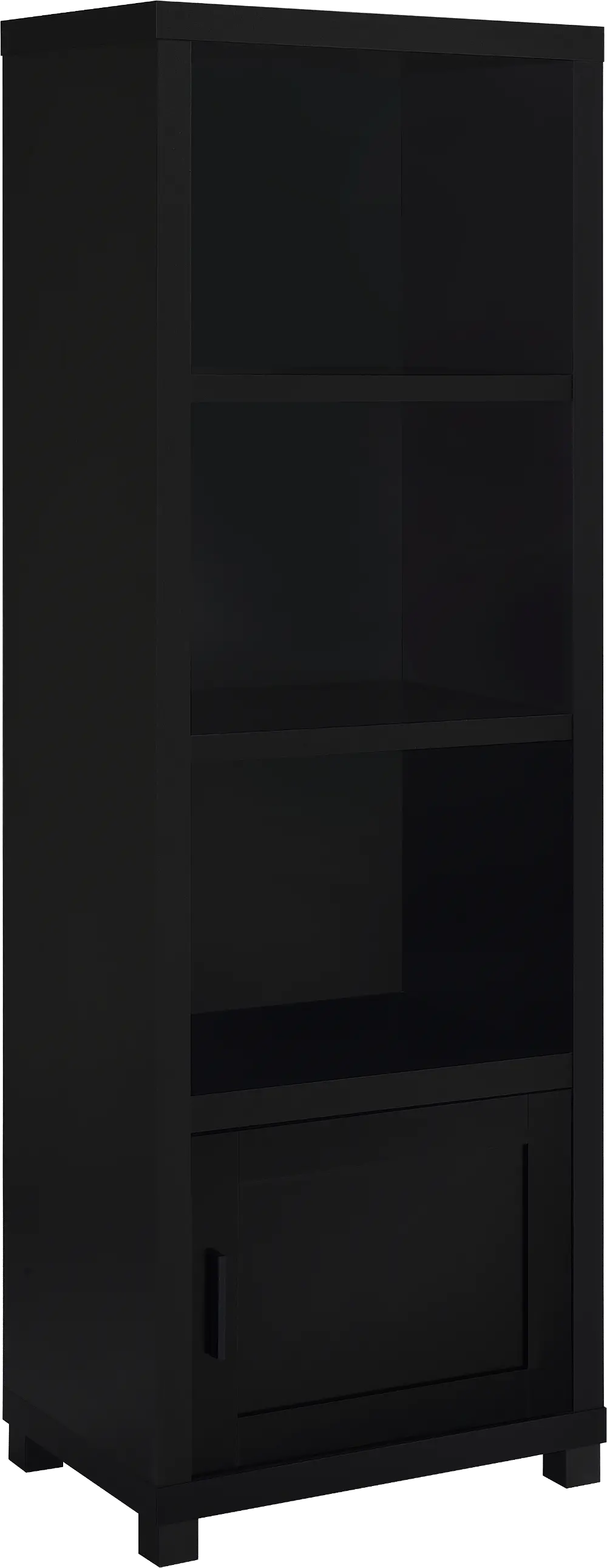Jupiter Black Bookcase-1