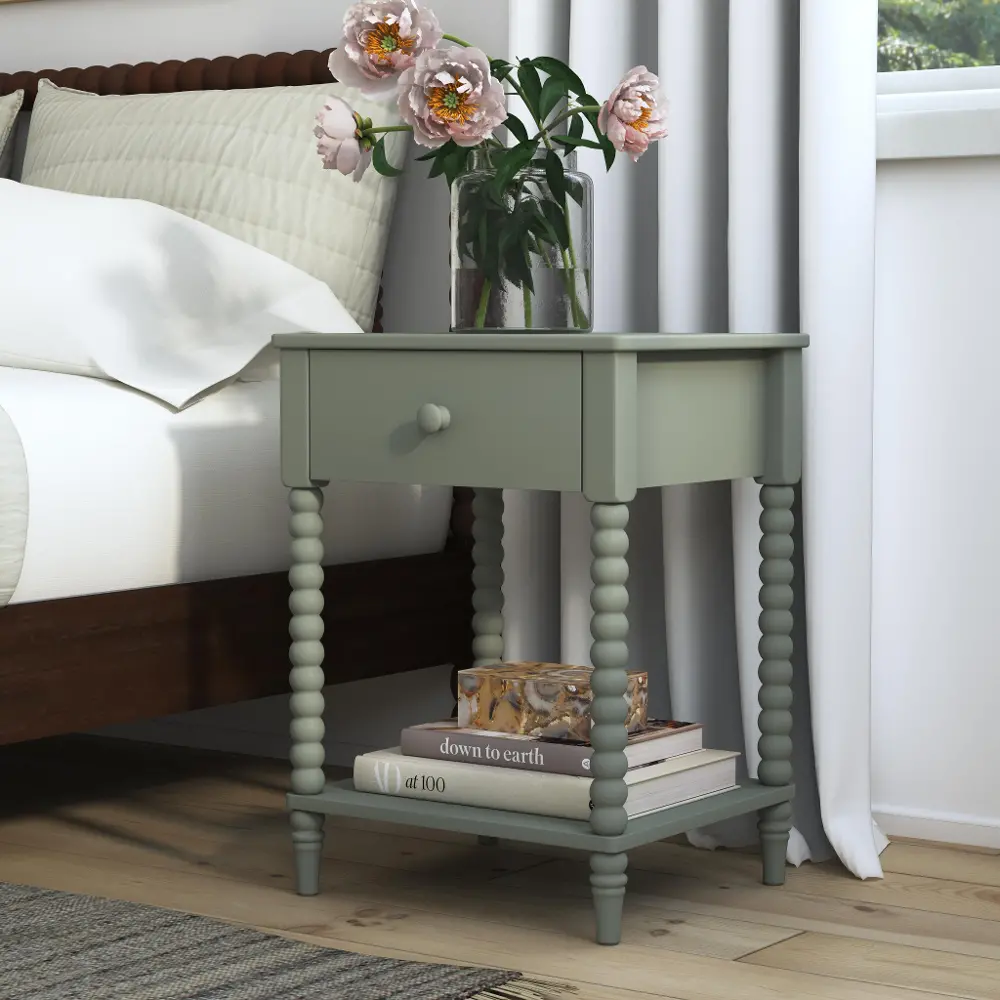 5904-42 Spindle Sage Nightstand-2