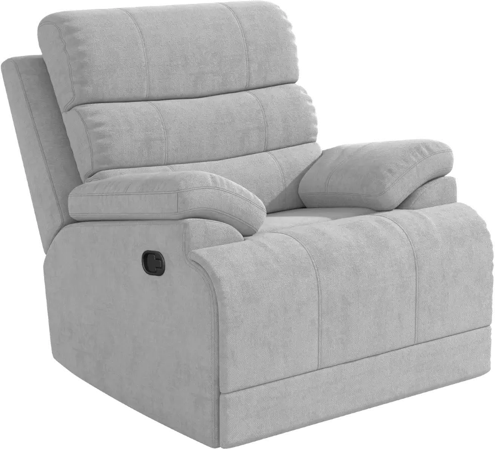 McAllen Gray Manual Recliner-1