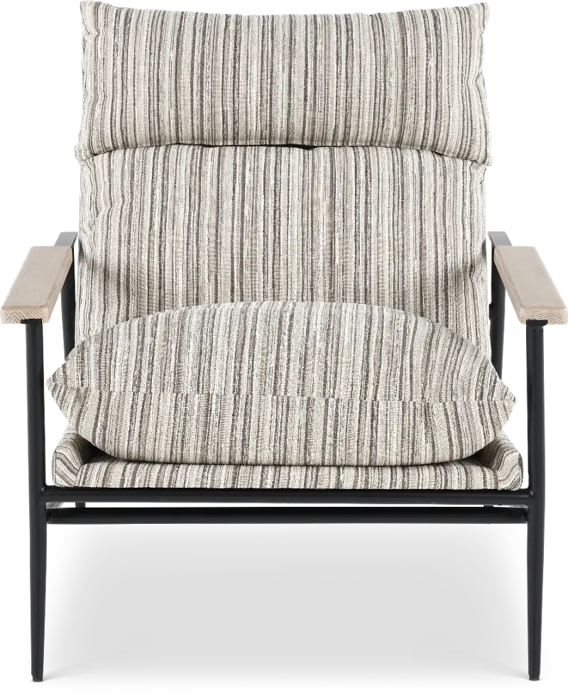 Monte Striped Accent Chair