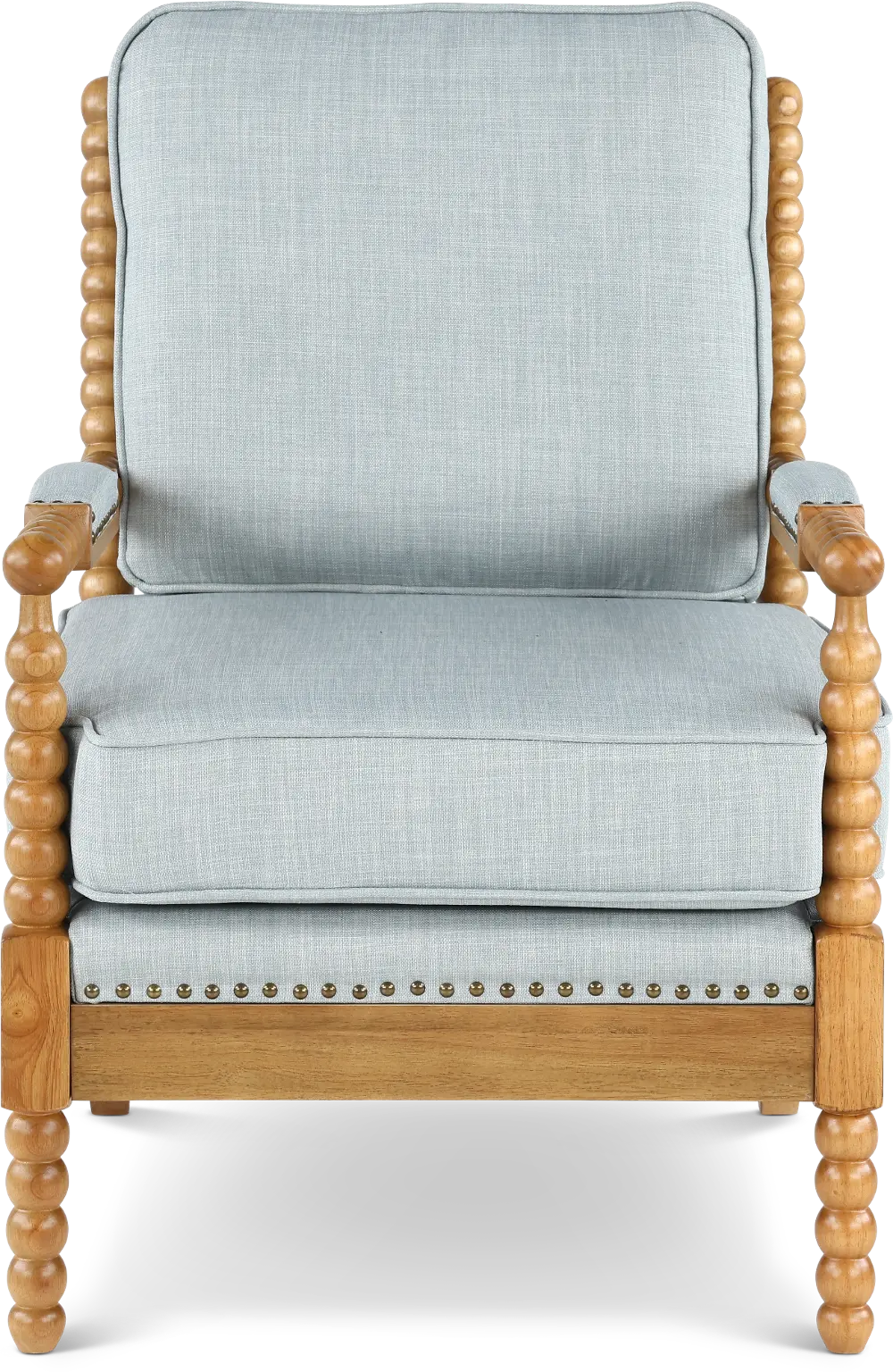 Donahue Blue Accent Chair-1