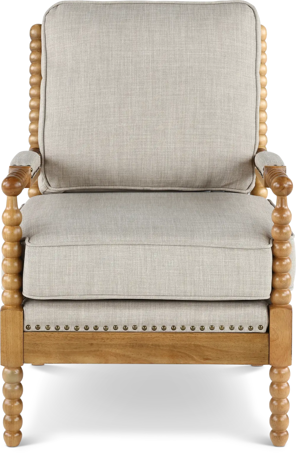 Donahue Light Gray Accent Chair-1