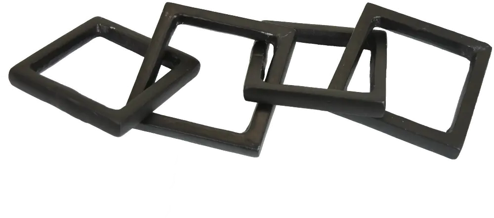 Black Metal Chain Links-1