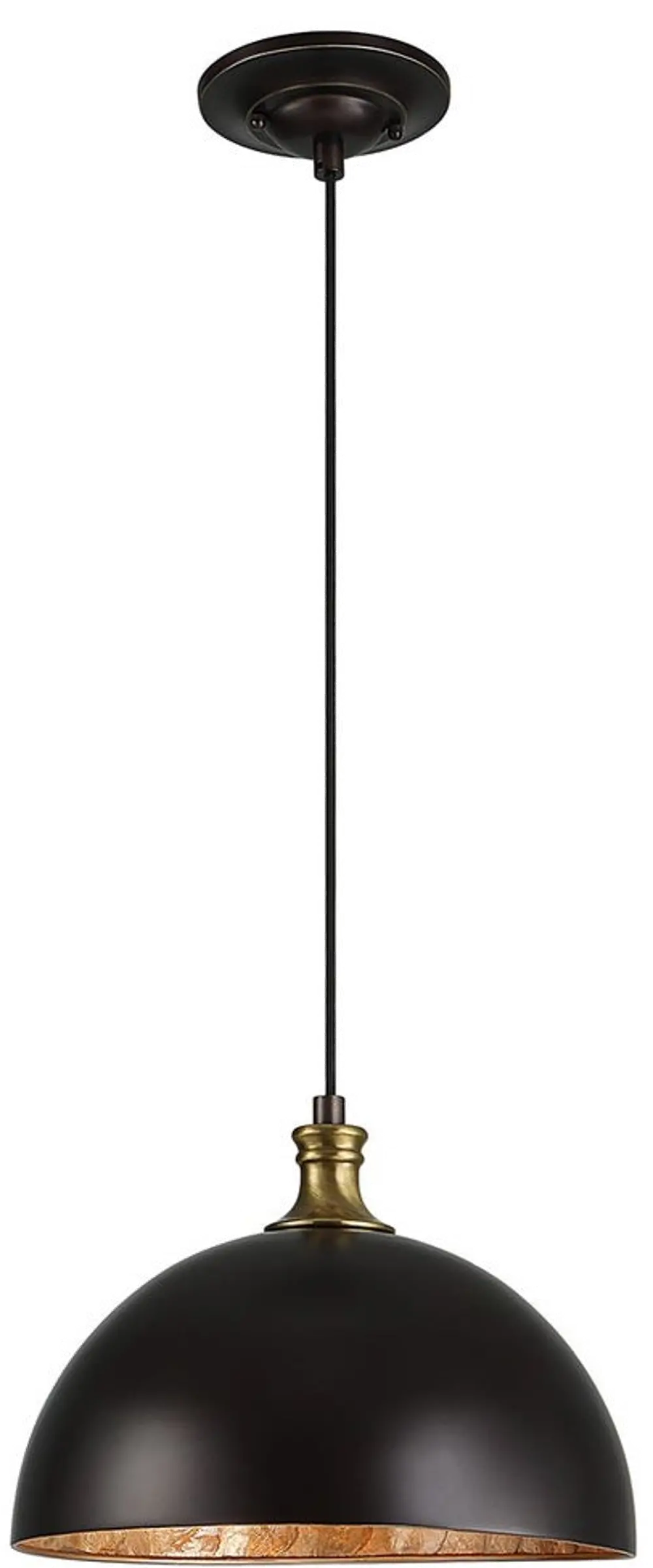 Placuna Bronze 1 Light Pendant-1