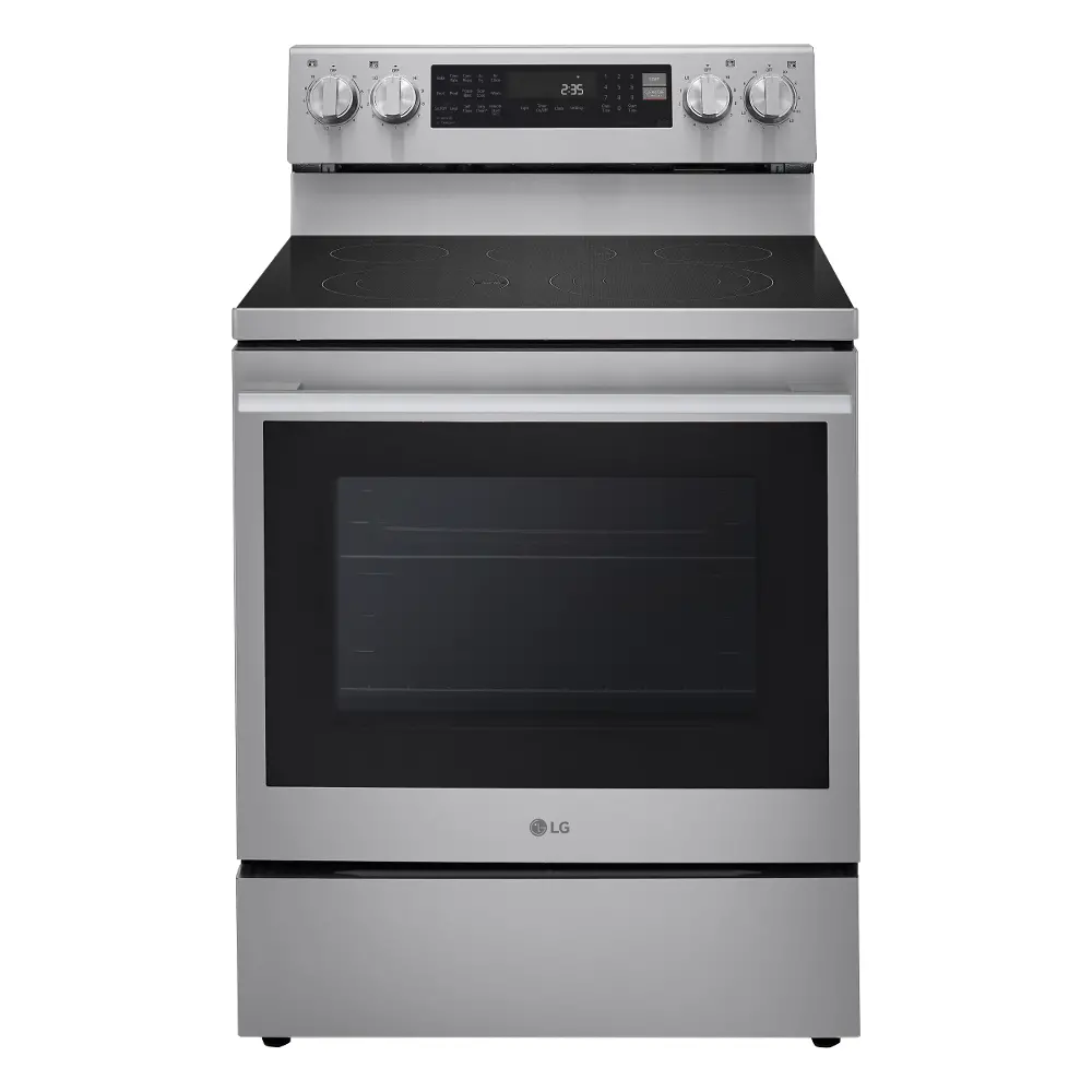 LREN6325XE LG 6.3 Cu Ft Electric Single Oven Range - Stainless Steel-1
