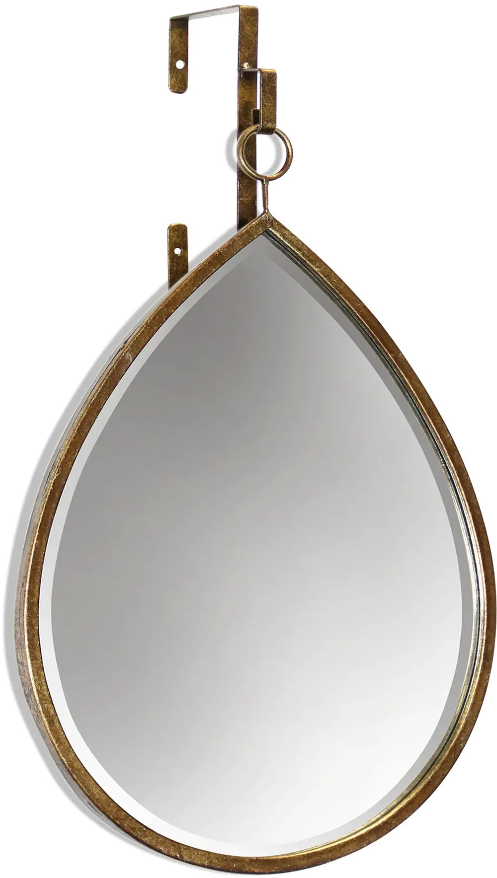 Haile Antique Gold Finish Mirror-1