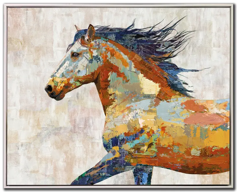 Dappled Horse Floating Canvas