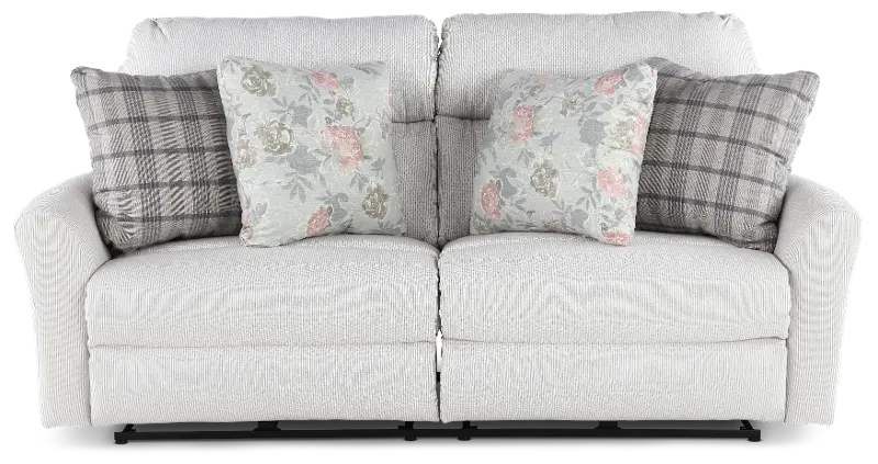 Chappy Pebble Gray Power Reclining Sofa