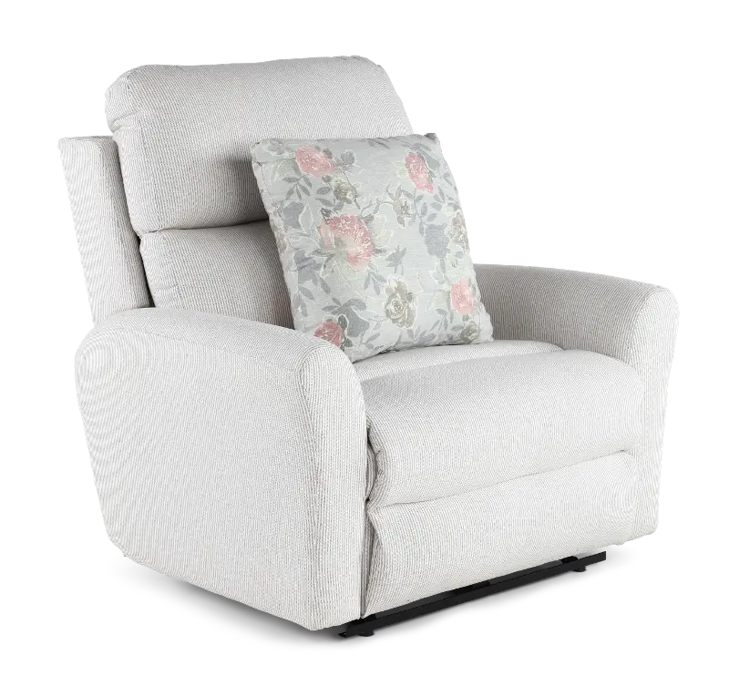 Chappy Pebble Gray Power Recliner