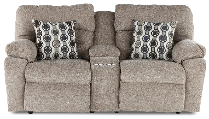 Tribute Stone Beige Power Reclining Loveseat
