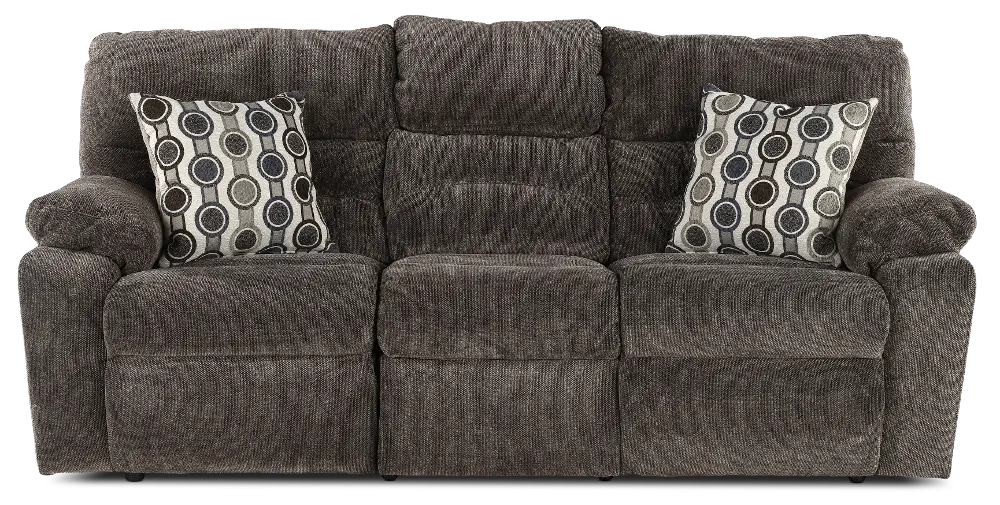 Tribute Chocolate Brown Power Reclining Sofa-1