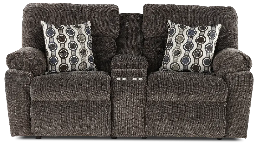 Tribute Chocolate Brown Power Reclining Loveseat-1