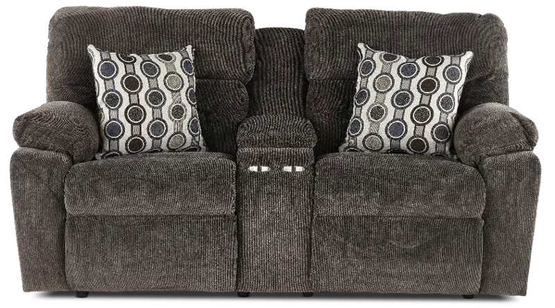 Tribute Chocolate Brown Power Reclining Loveseat