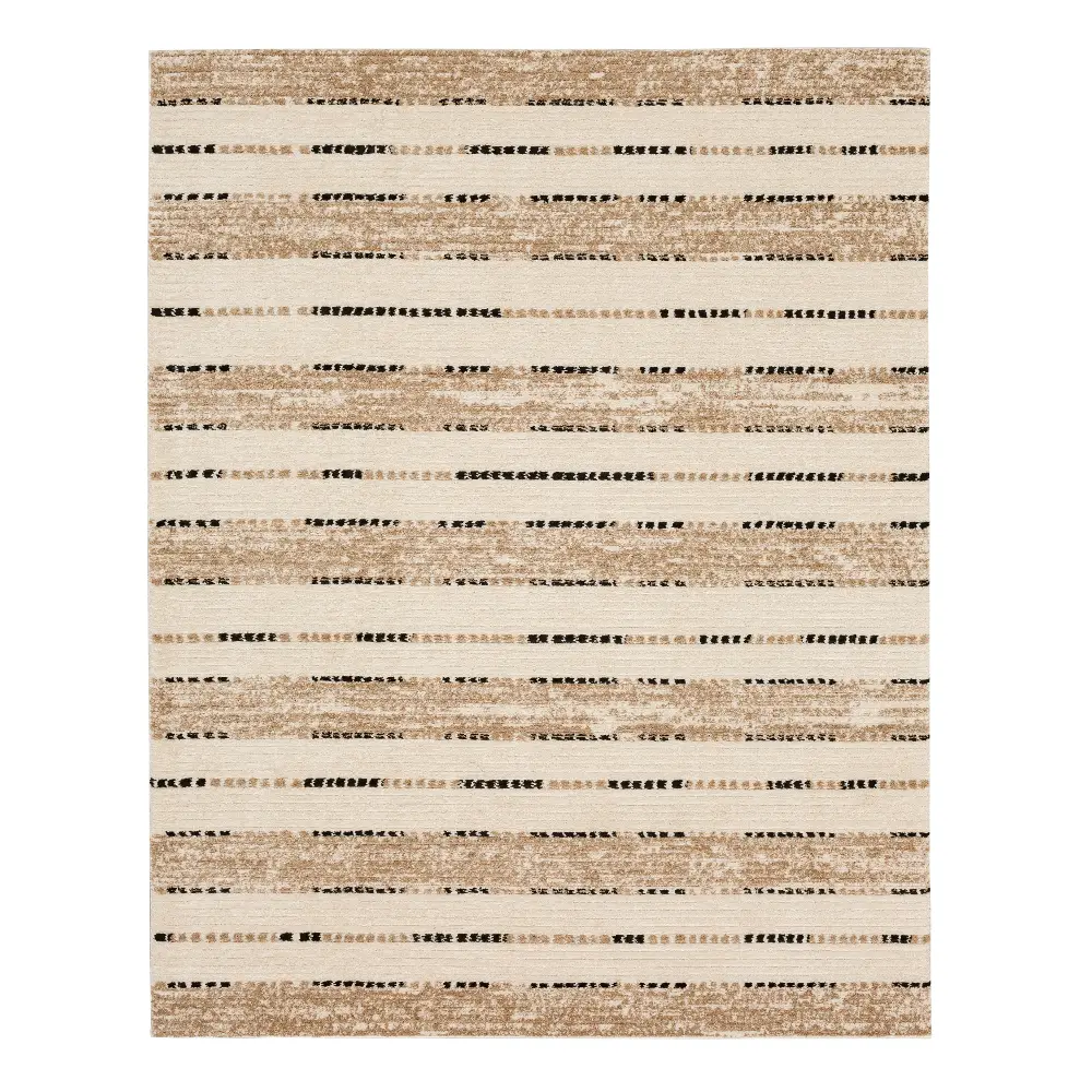 R11286548X10 Traverse Lanes 8 x 10 Tan Area Rug-1