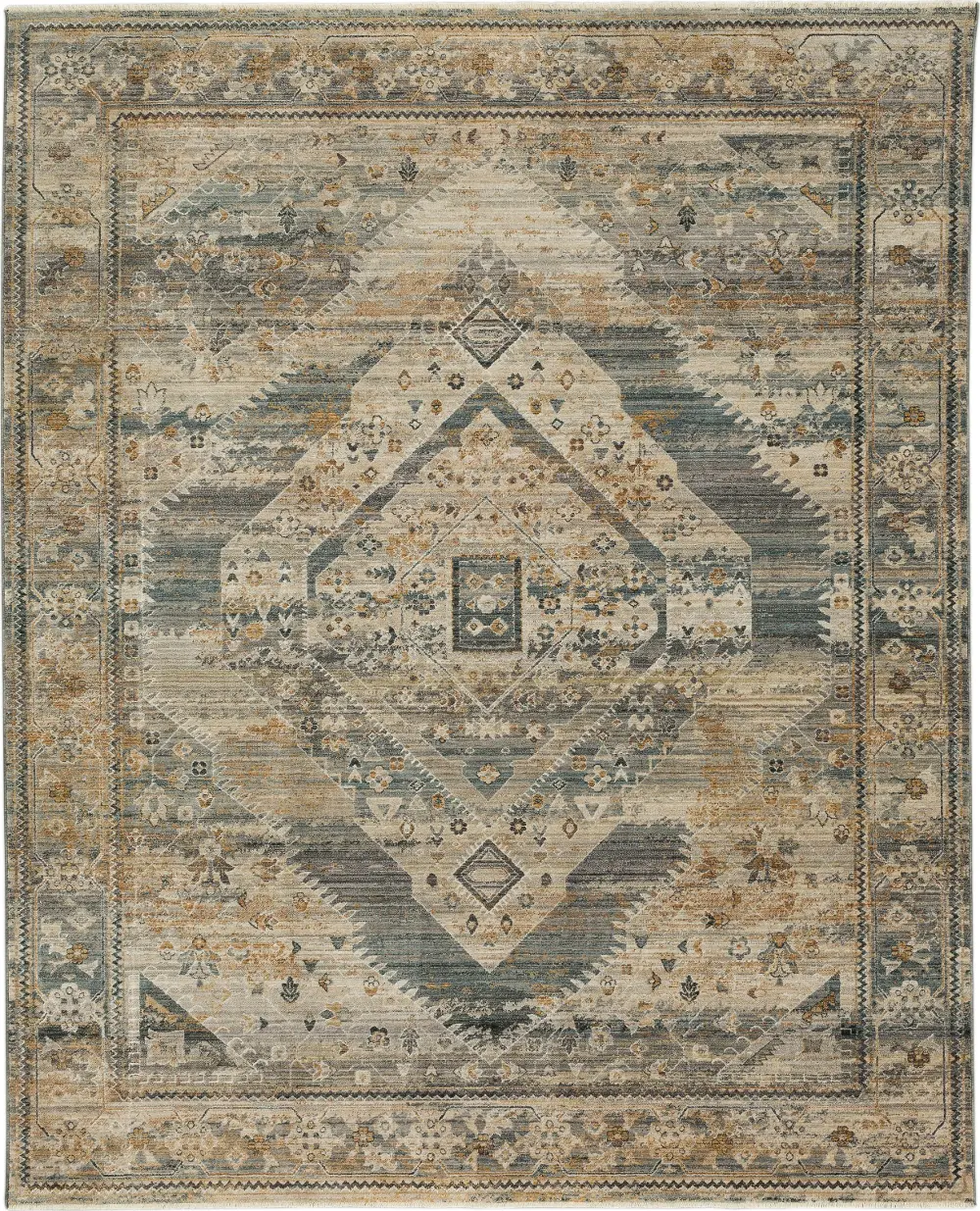 R10571315X8 Echo 5 x 8 Gamin Gray Area Rug-1
