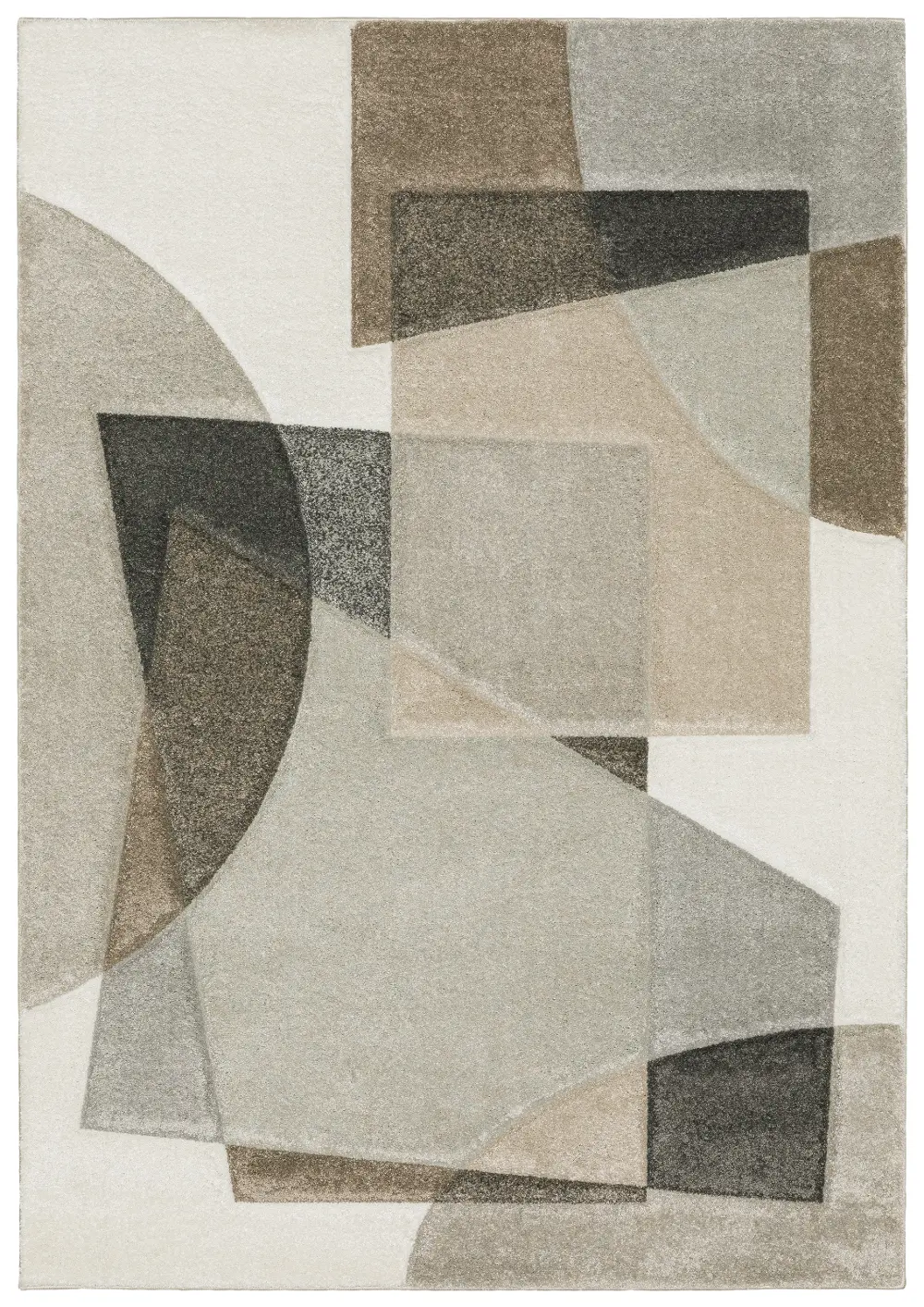 Cambria 8 x 11 Geometric Beige Area Rug-1