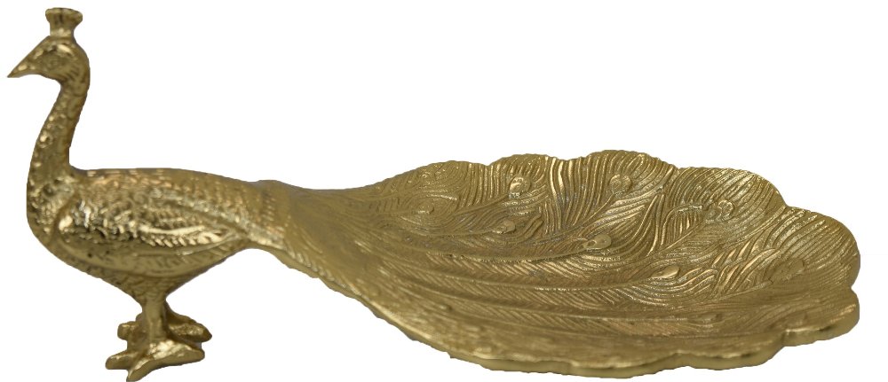 Peacock Gold Platter