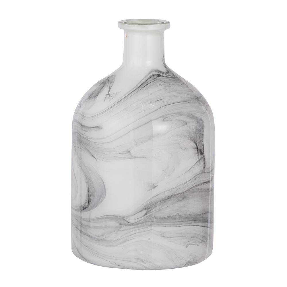 Svirla 1 Black and White Swirl Vase