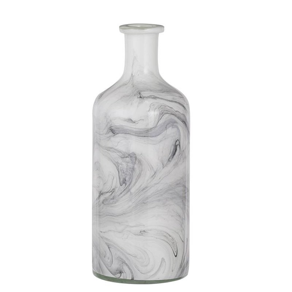 Svirla 3 Black and White Swirl Vase