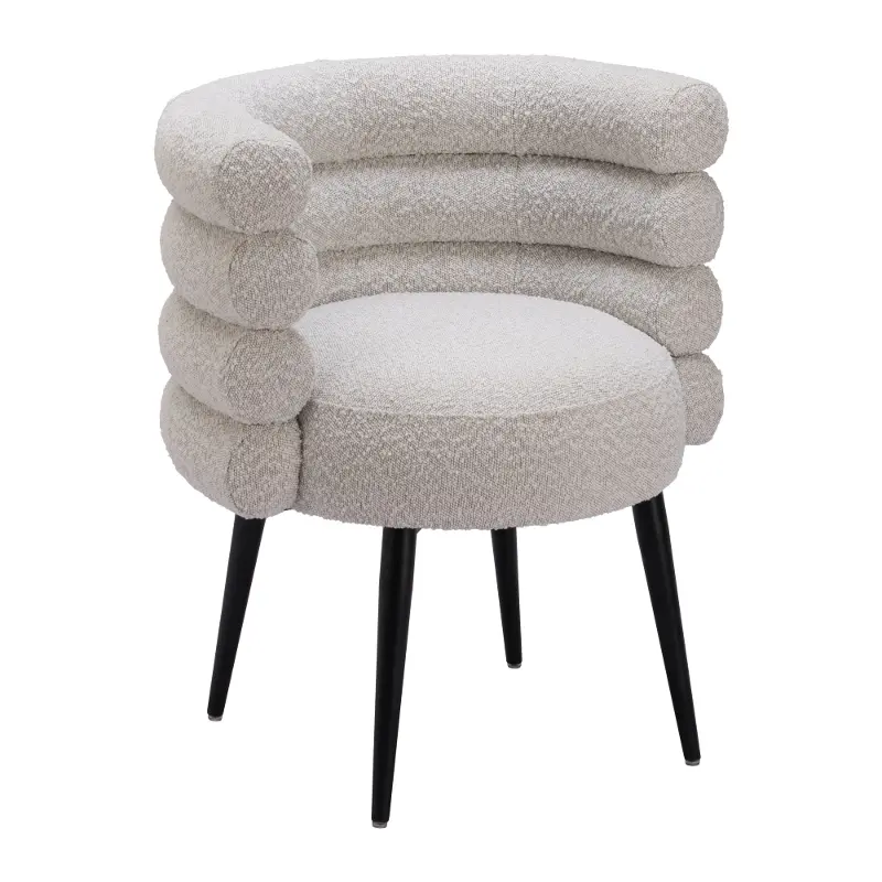Garnet Misty Gray Upholstered Dining Chair
