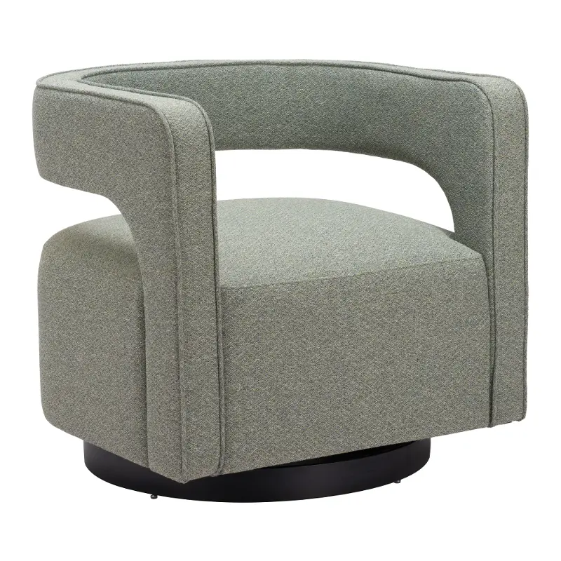 Turell Sage Green Swivel Chair