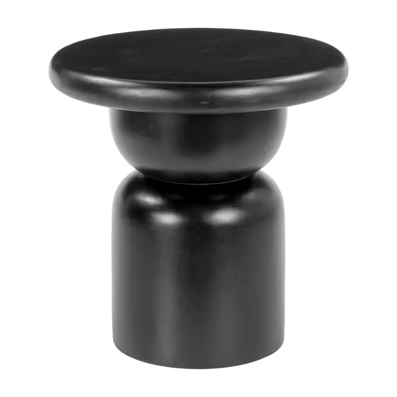 Harris Black Round Side Table