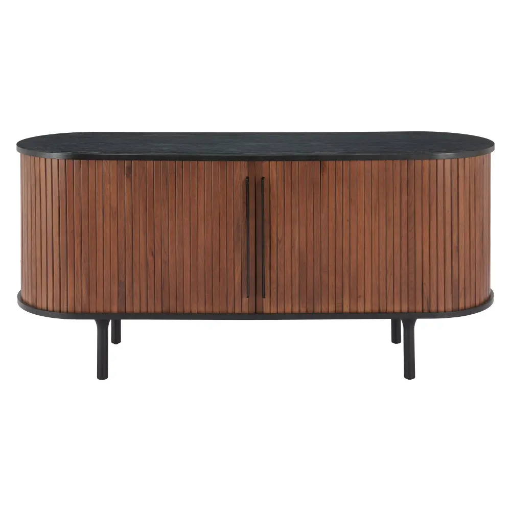Kori Black and Walnut Sideboard-1
