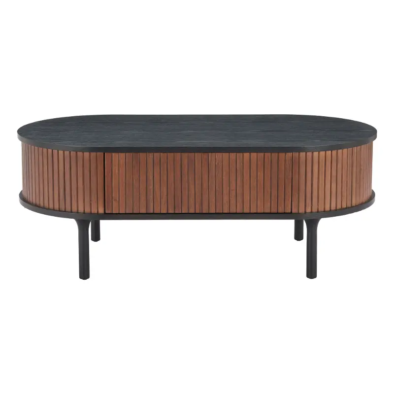 Kori Black and Walnut Coffee Table