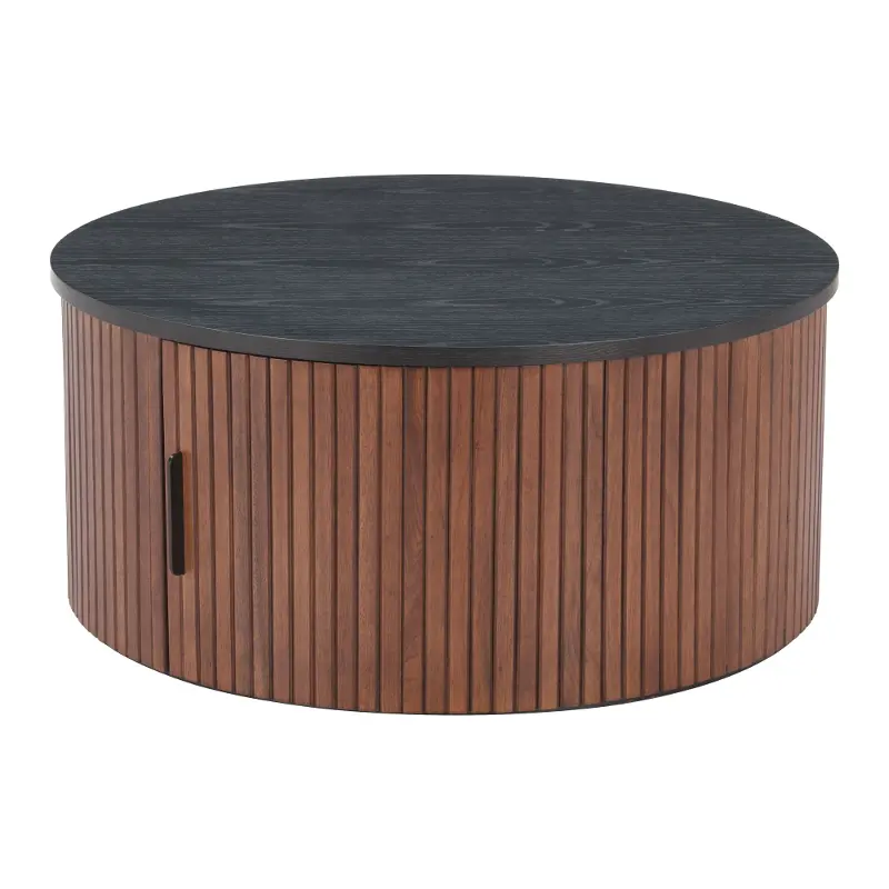 Nero Black and Walnut Coffee Table