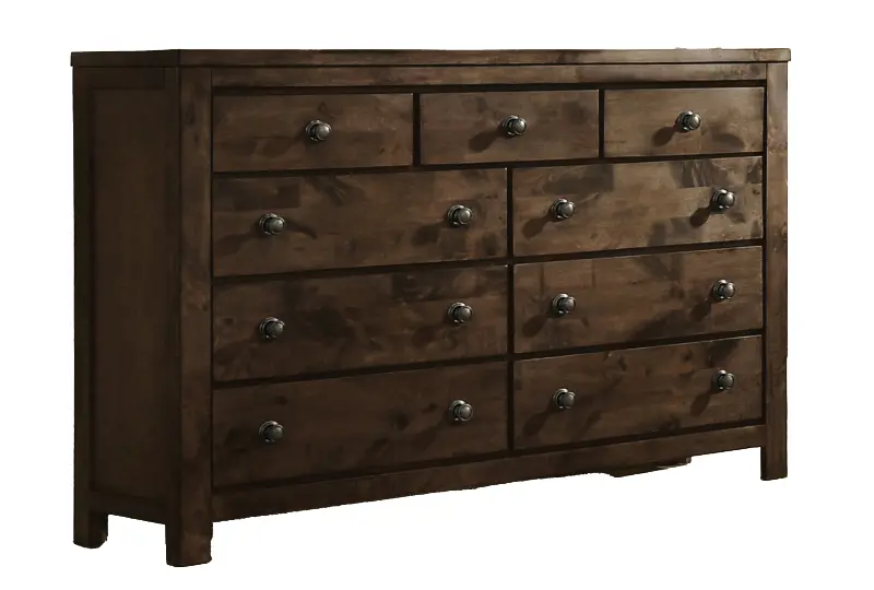 Bayview Rustic Brown Dresser