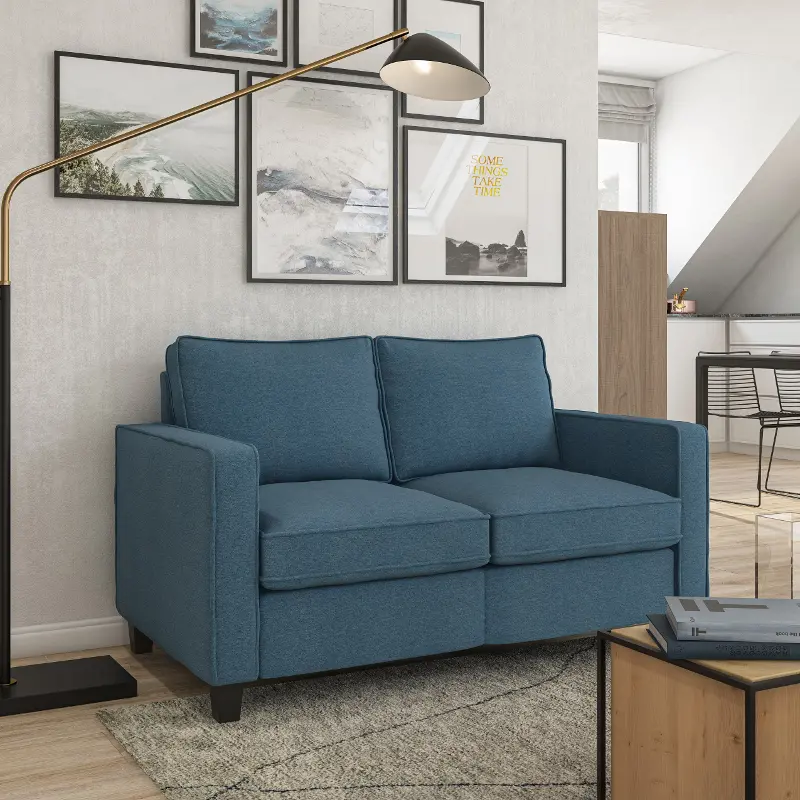 Georgia Blue Loveseat