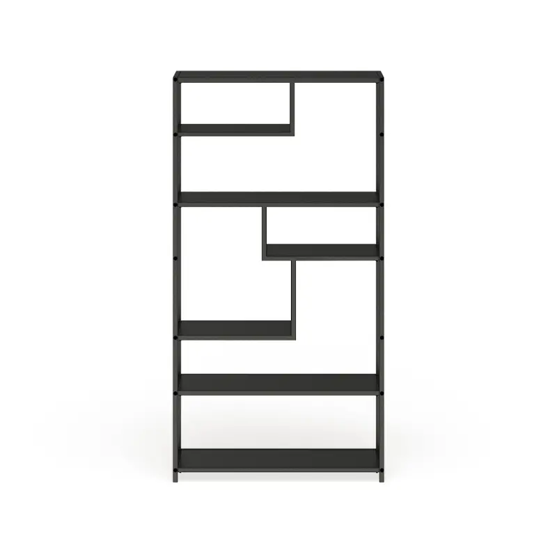 Zantia Dark Gray Open Shelving Bookcase