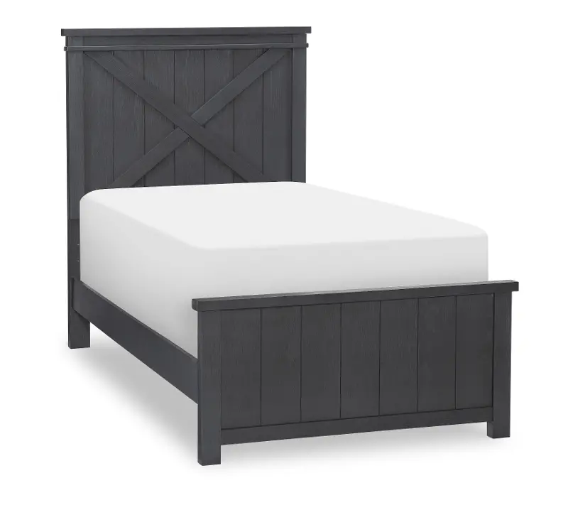 Flatiron Black Twin Bed