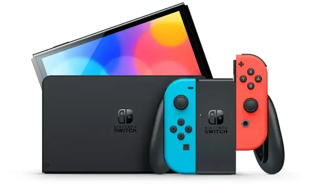 NINT121618SWI Nintendo Switch OLED Model Super Mario Bros. Wonder Bundle-1