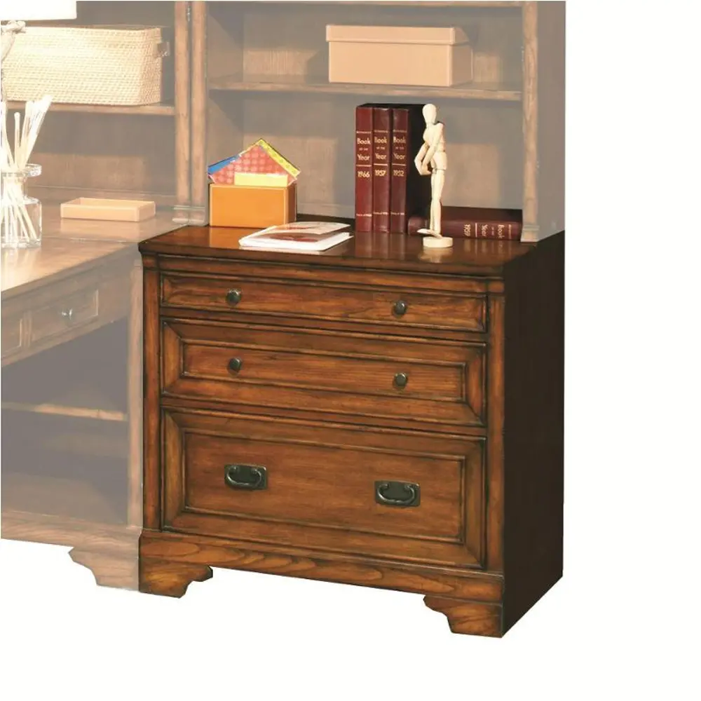 Chestnut Brown File Cabinet - Centennial-1