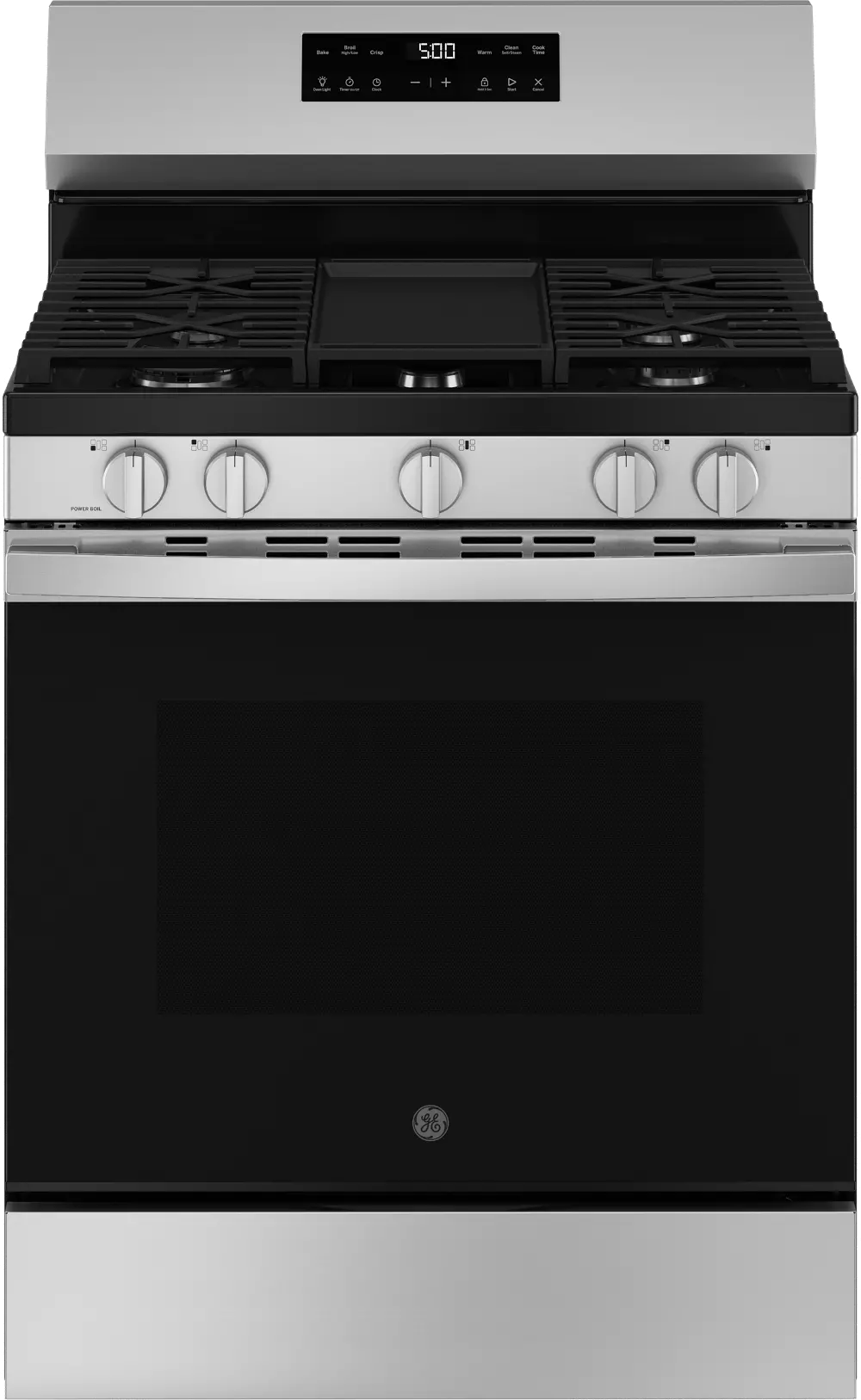 GGF500PVSS GE 5.3 Cu Ft Single Oven Gas Range with Crisp Mode - Stainless Steel-1