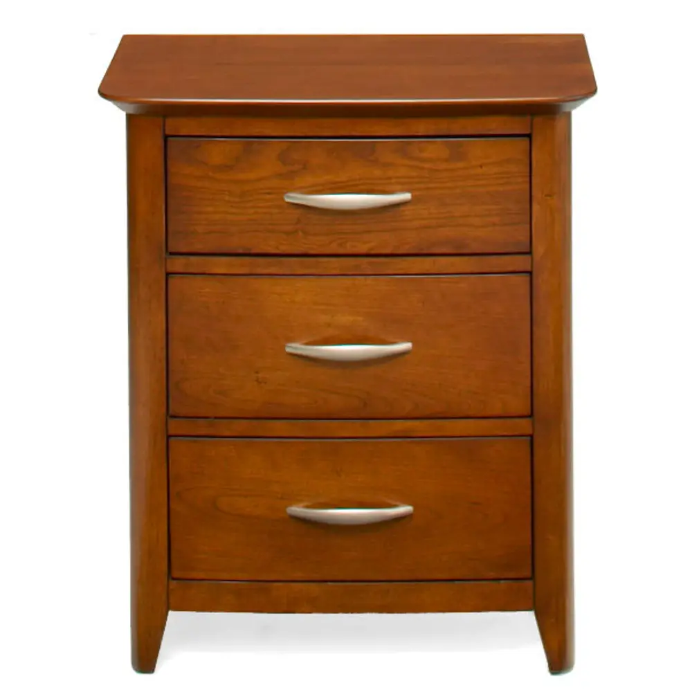 Brown Classic Contemporary Youth Nightstand - Village Craft-1