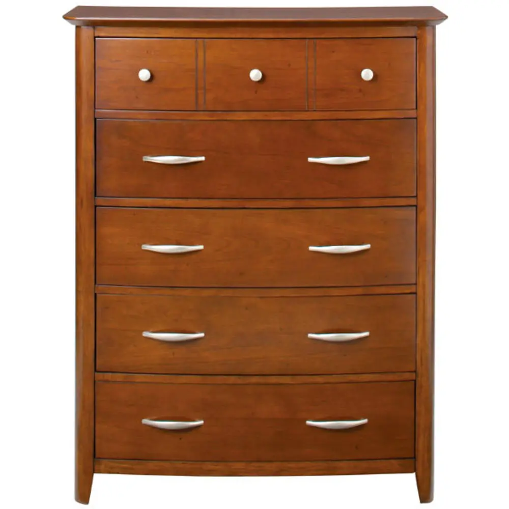 Brown Classic Contemporary Youth Chest of Drawers - Village Craft-1