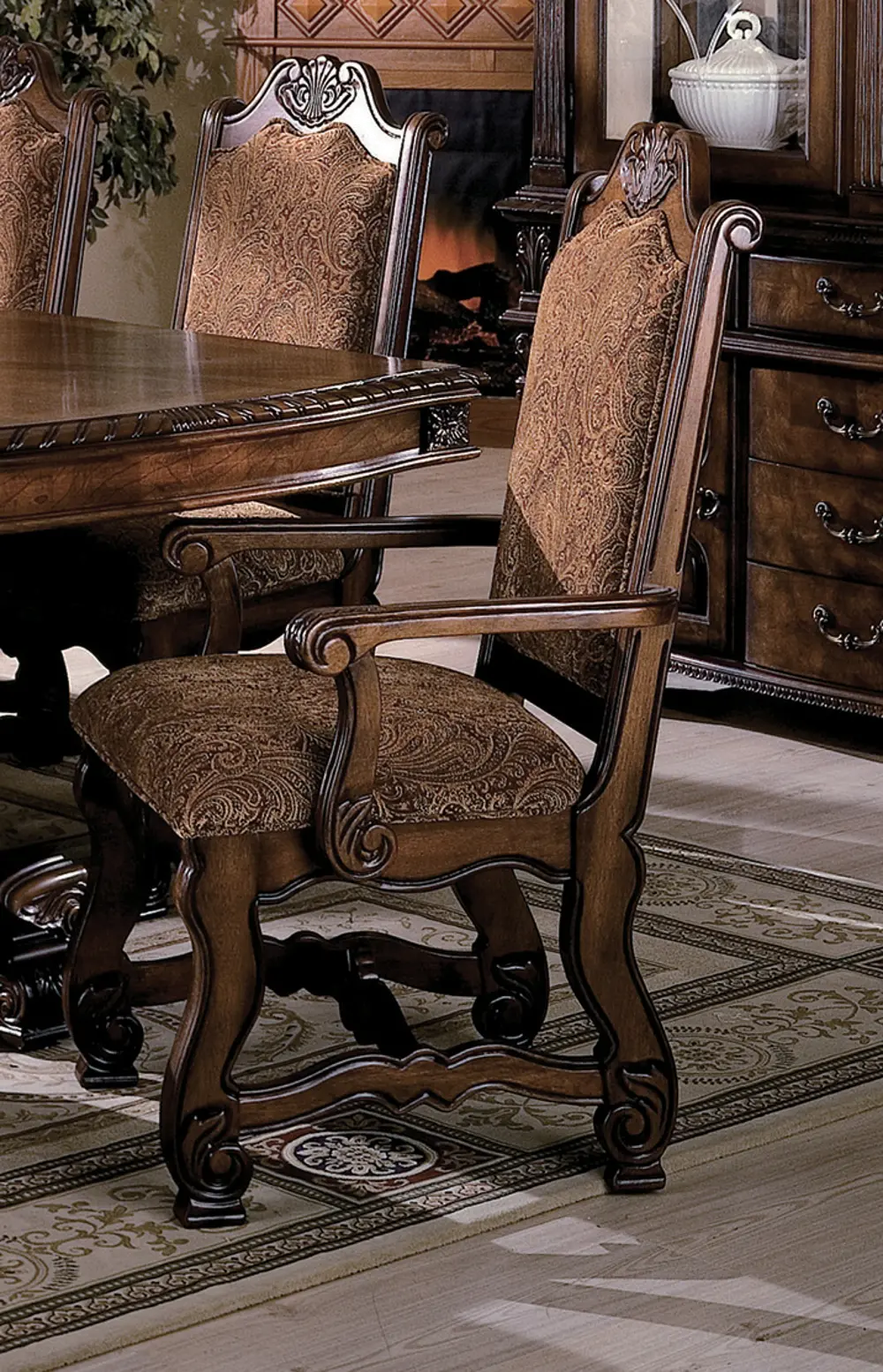 Traditional Dining Arm Chair - Neo Renaissance Collection-1