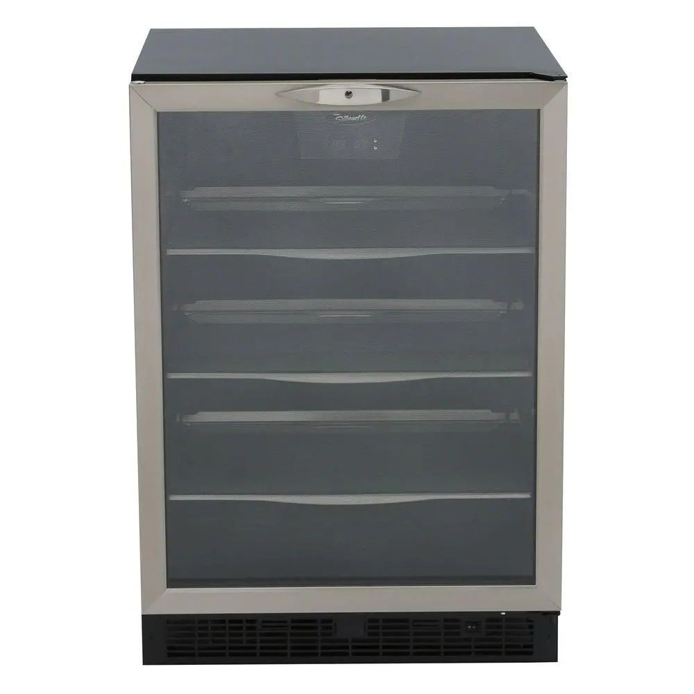 DBC514BLS Danby 11 Wine Bottles/112 Cans Beverage Center - 24 Inch Stainless Steel-1