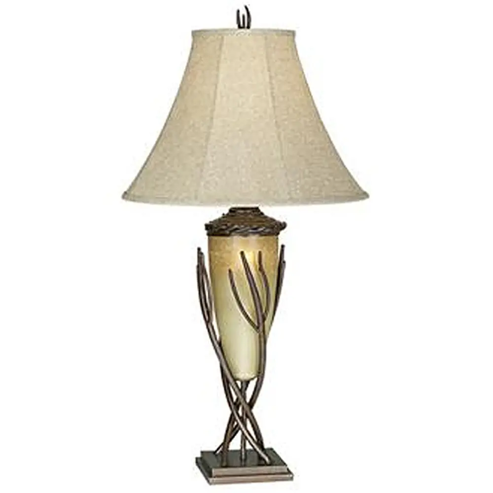 32 Inch Twig Table Lamp With Night Light-1